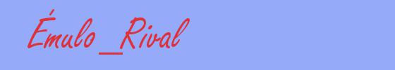 sinónimo de Émulo_Rival