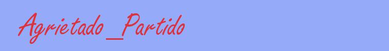 sinónimo de Agrietado_Partido