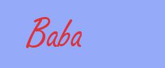 sinónimo de Baba