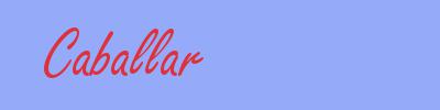sinónimo de Caballar