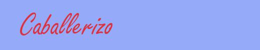 sinónimo de Caballerizo