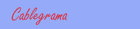 sinónimo de Cablegrama