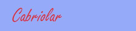 sinónimo de Cabriolar