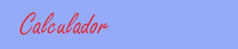 sinónimo de Calculador