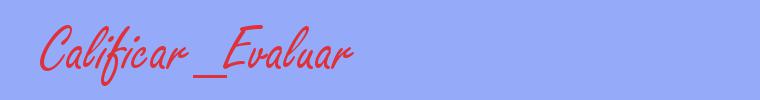 sinónimo de Calificar_Evaluar