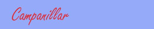 sinónimo de Campanillar