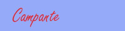 sinónimo de Campante