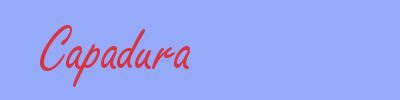 sinónimo de Capadura