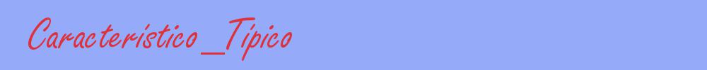 sinónimo de Característico_Típico