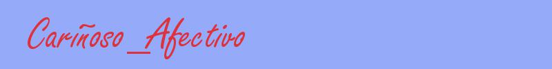 sinónimo de Cariñoso_Afectivo