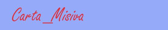 sinónimo de Carta_Misiva