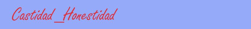 sinónimo de Castidad_Honestidad