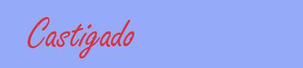 sinónimo de Castigado