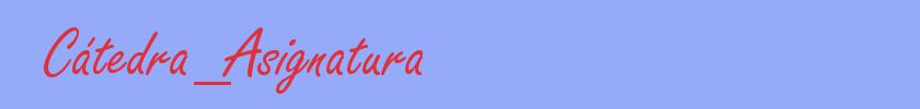 sin&oacute;nimo de Cátedra_Asignatura
