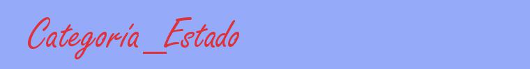 sinónimo de Categoría_Estado