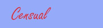 sinónimo de Censual