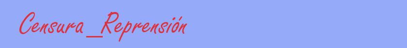 sinónimo de Censura_Reprensión