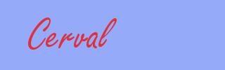 sinónimo de Cerval