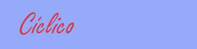sinónimo de Cíclico