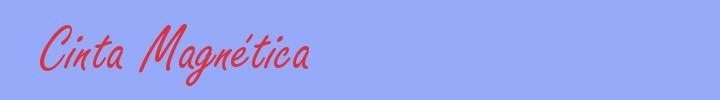 sinónimo de Cinta Magnética