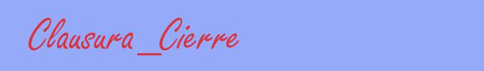 sinónimo de Clausura_Cierre