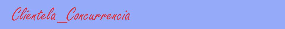 sin&oacute;nimo de Clientela_Concurrencia