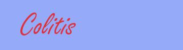 sinónimo de Colitis