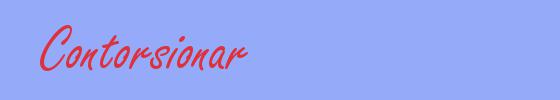sinónimo de Contorsionar