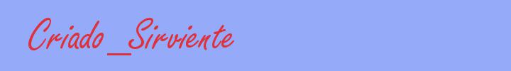 sinónimo de Criado_Sirviente