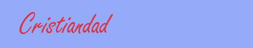 sinónimo de Cristiandad