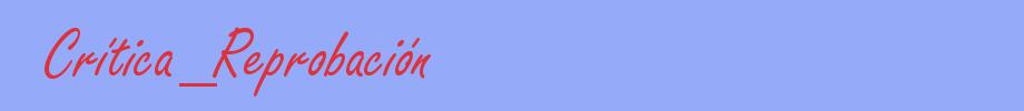 sinónimo de Crítica_Reprobación