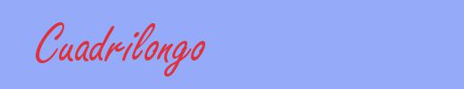 sinónimo de Cuadrilongo