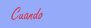 sinónimo de Cuando