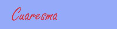 sinónimo de Cuaresma
