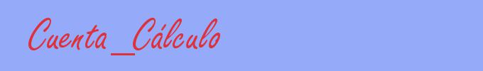 sinónimo de Cuenta_Cálculo