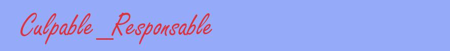 sinónimo de Culpable_Responsable