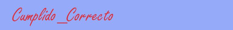 sinónimo de Cumplido_Correcto