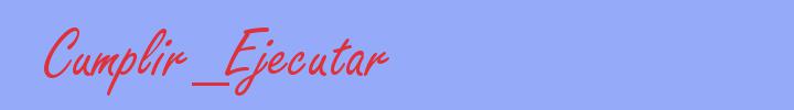 sinónimo de Cumplir_Ejecutar
