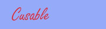 sinónimo de Cusable