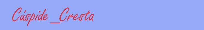 sinónimo de Cúspide_Cresta