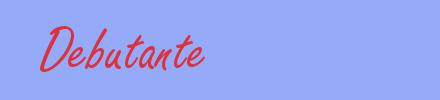 sinónimo de Debutante