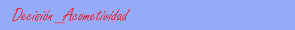 sinónimo de Decisión_Acometividad