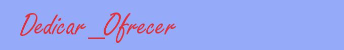 sinónimo de Dedicar_Ofrecer