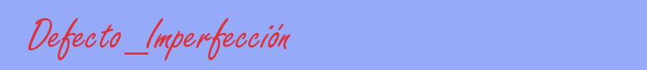 sinónimo de Defecto_Imperfección
