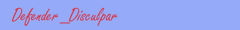 sinónimo de Defender_Disculpar