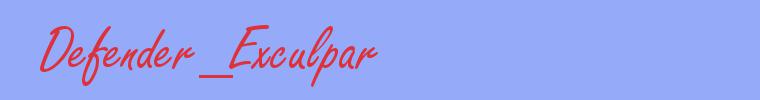 sinónimo de Defender_Exculpar