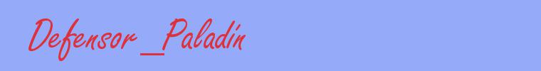 sinónimo de Defensor_Paladín
