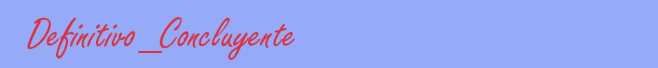 sinónimo de Definitivo_Concluyente