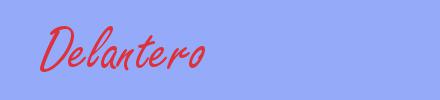 sin&oacute;nimo de Delantero