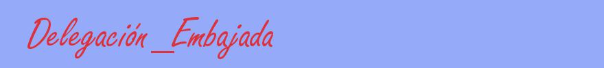 sinónimo de Delegación_Embajada